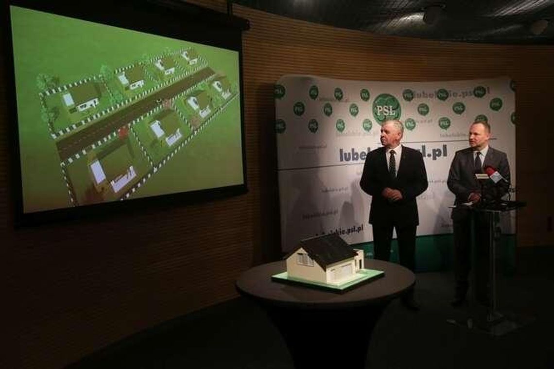 Lubelskie PSL kusi mieszkańców Śląska działkami za 1 zł i projektami domów