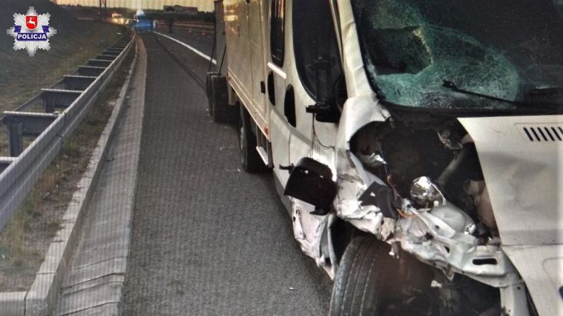 Lubelskie: Śmiertelny wypadek na drodze ekspresowej. Nie żyje 20-latek