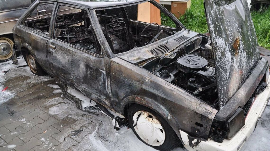 Lubelskie. Spalone, rozbite, zniszczone samochody to sprawka 11-latków