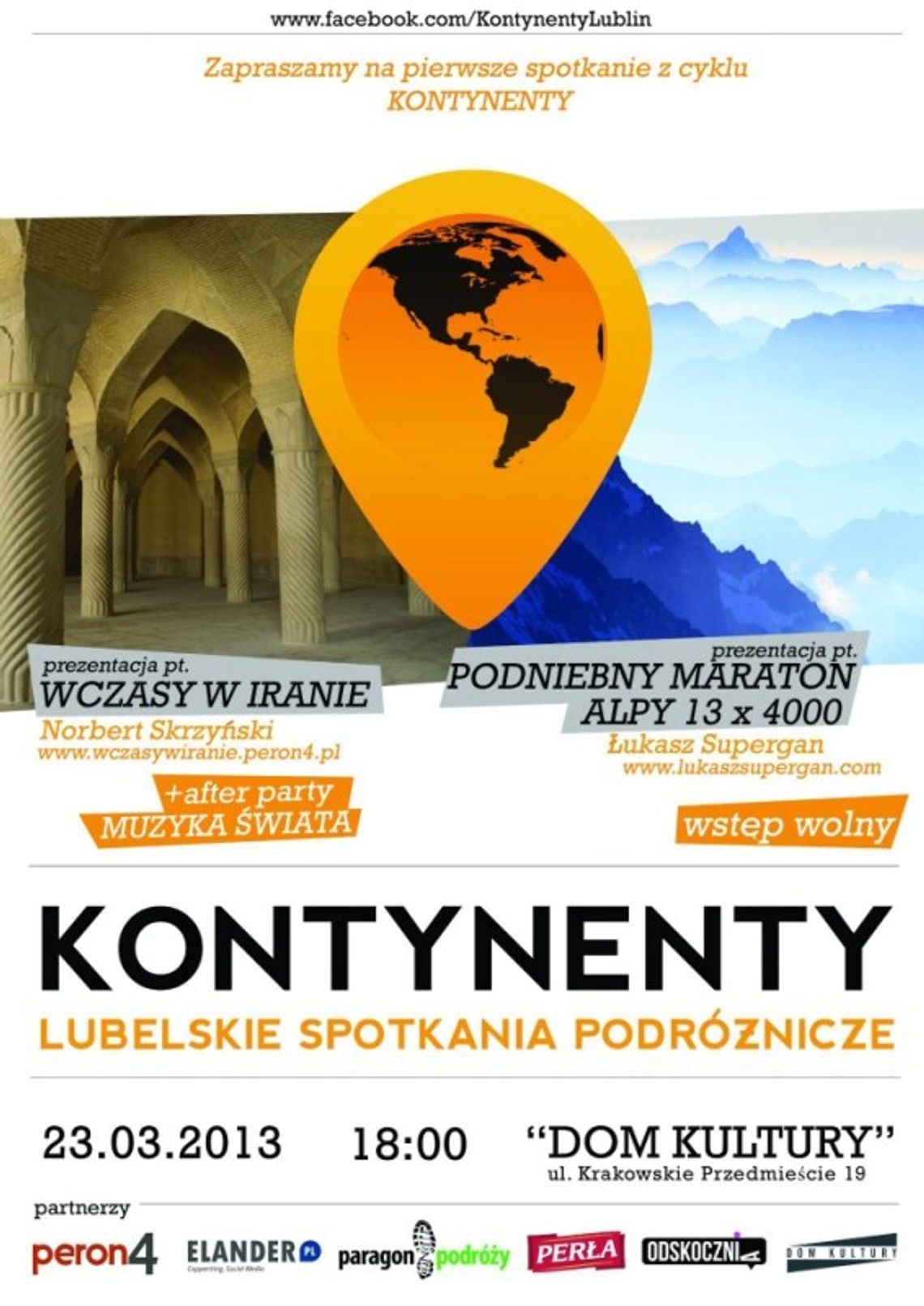 Lubelskie Spotkania Podróżnicze: o Alpach i Iranie