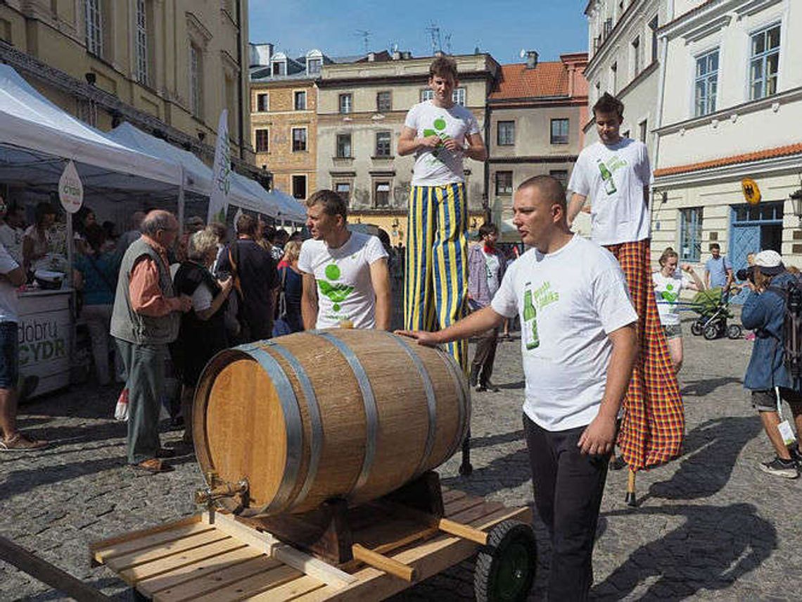Lubelskie Święta Młodego Cydru: Można zobaczyć jak tłoczy się sok z jabłek