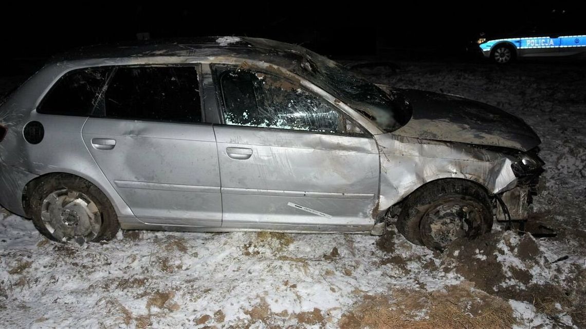 Lubelskie. Tragedia na drodze. Nie żyje młody kierowca audi