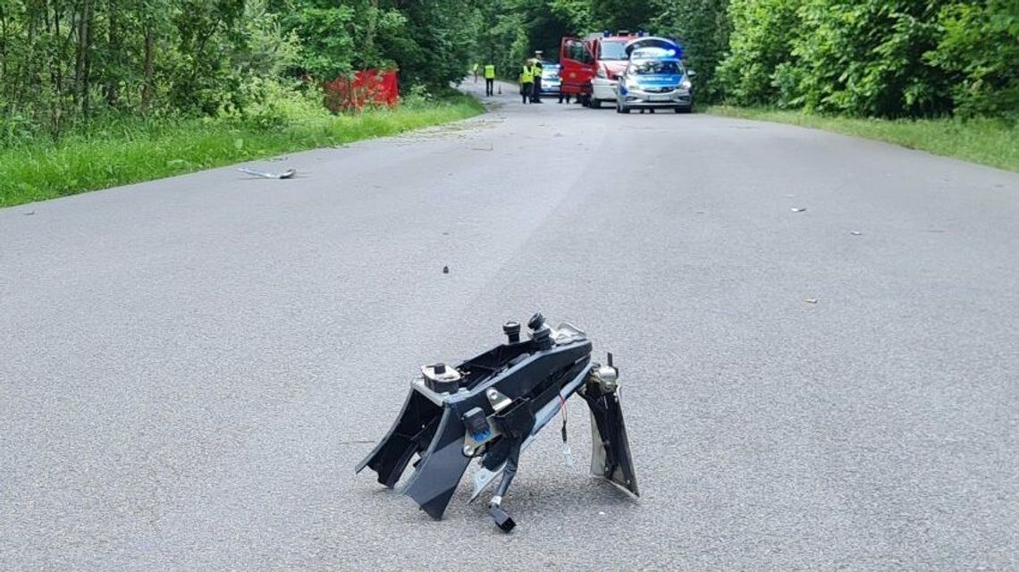Lubelskie. Tragiczna śmierć motocyklisty