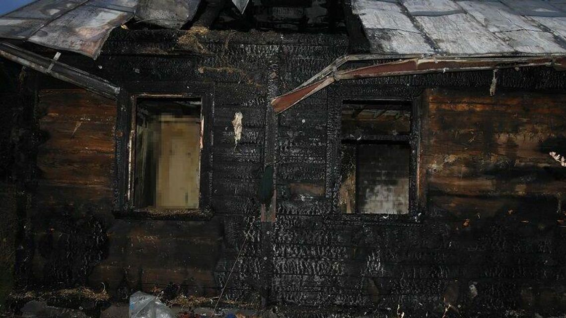 Lubelskie: Tragiczny pożar drewnianego domu. Podczas akcji znaleziono ciało 85-latki