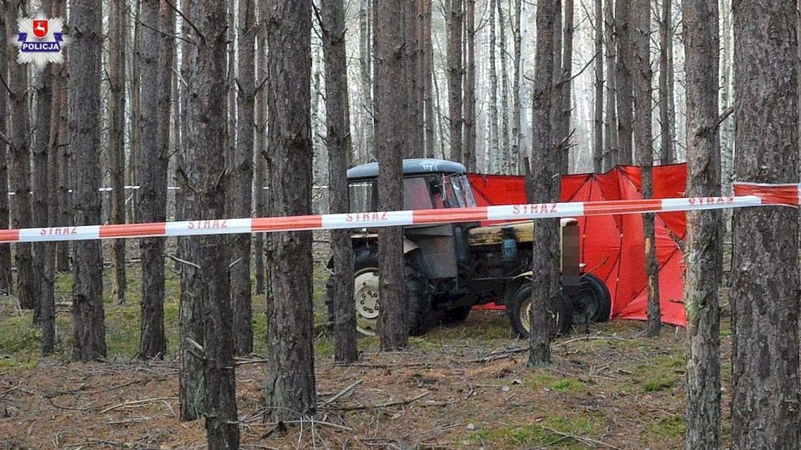 Lubelskie: Tragiczny wypadek w lesie. Znaleziono zwłoki 71-latka