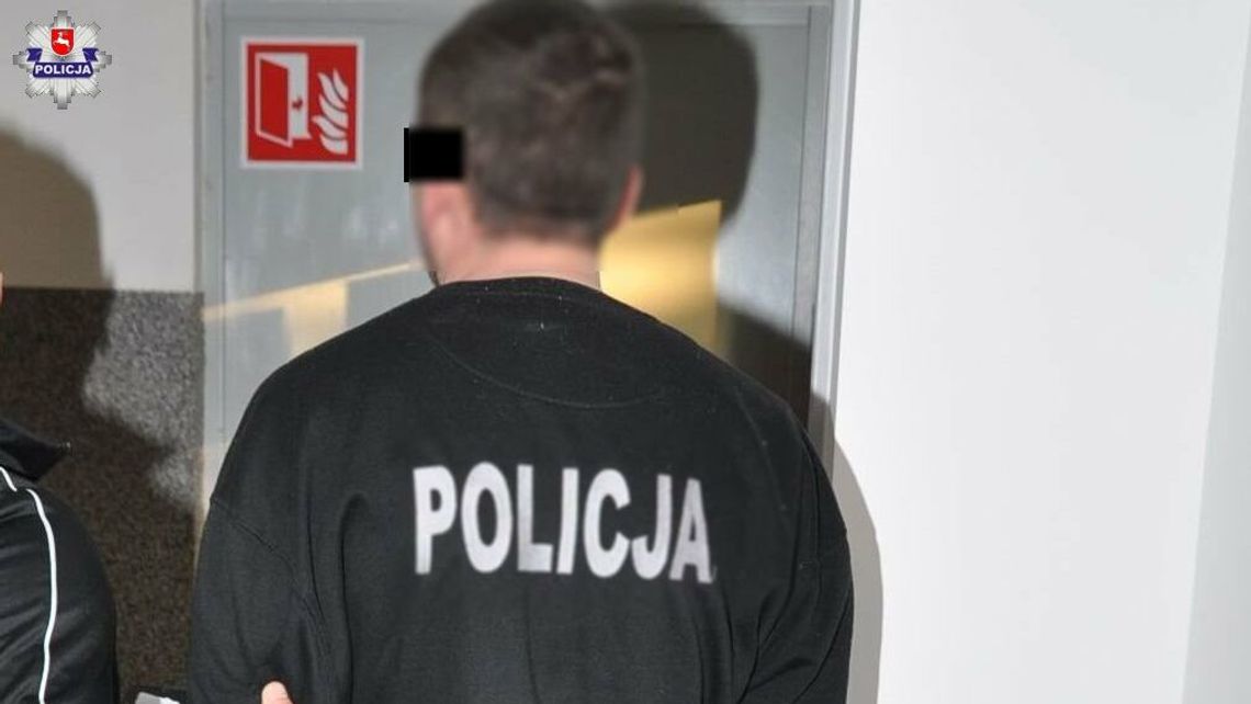 Lubelskie. Udana zasadzka policji. Zapukał do mieszkania i przeżył szok