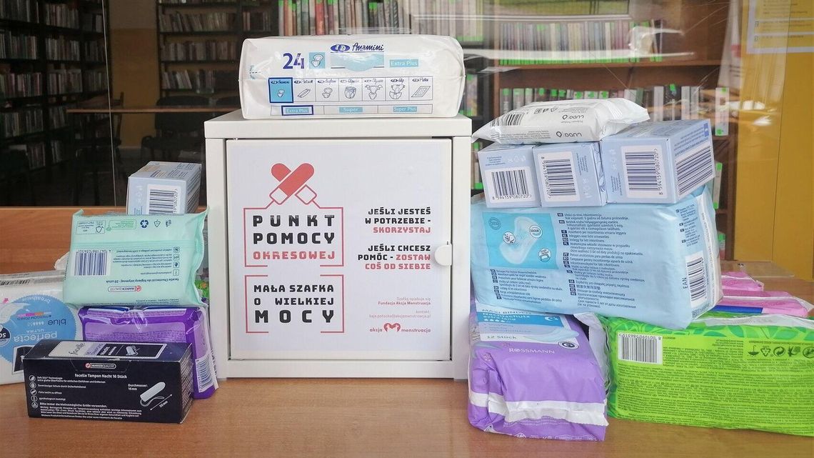 Lubelskie. W tej bibliotece można bezpłatnie dostać tampony i podpaski Lubelskie. W tej bibliotece można bezpłatnie dostać tampony i podpaski