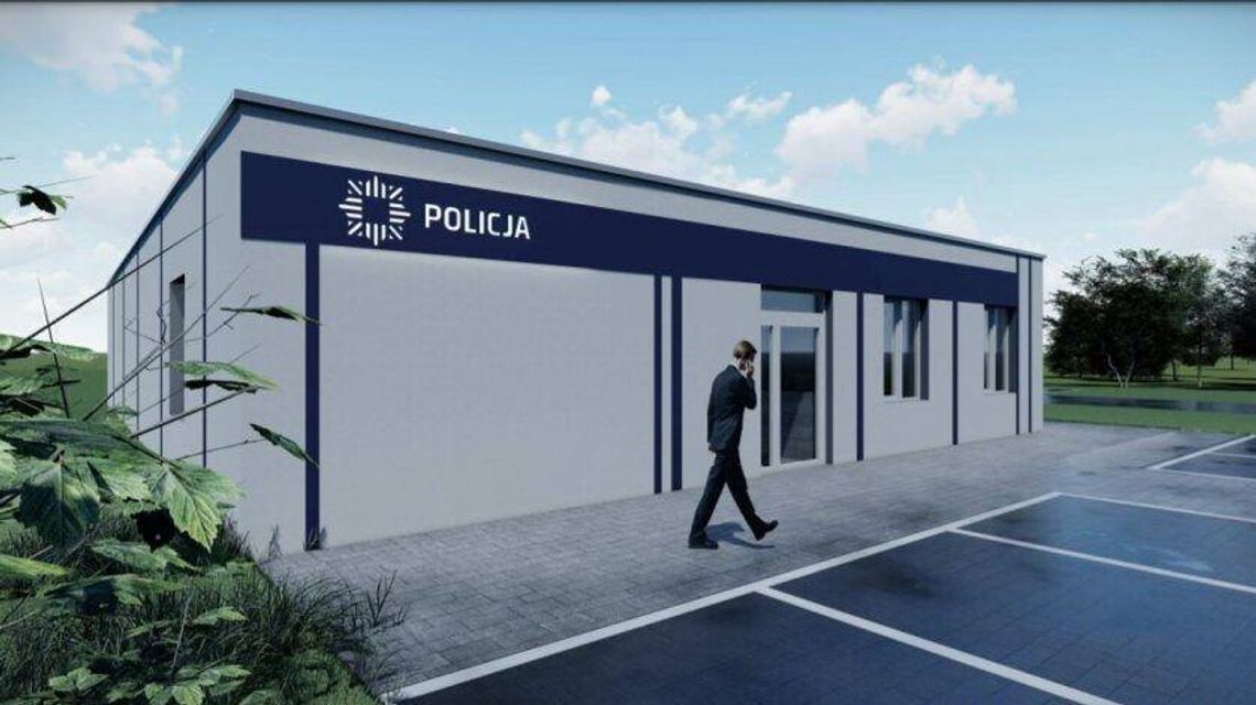 Lubelskie. Wygląda jak większy garaż, a to będzie nowy posterunek policji