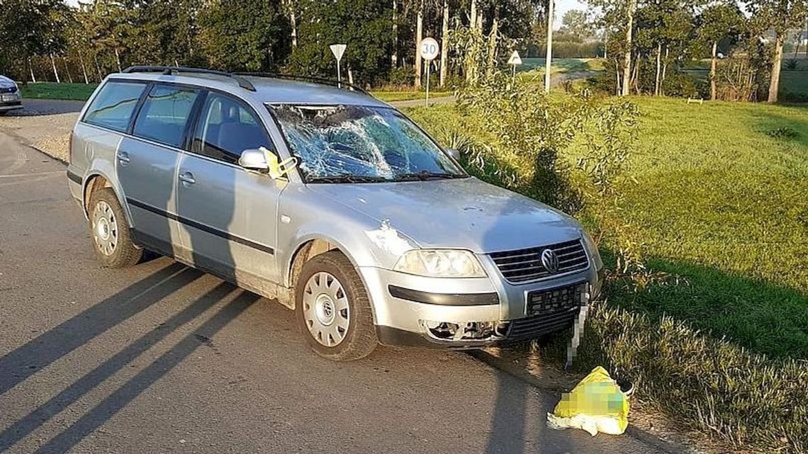 Lubelskie: Wyjechała rowerem wprost pod rozpędzone auto. Zmarła mimo reanimacji