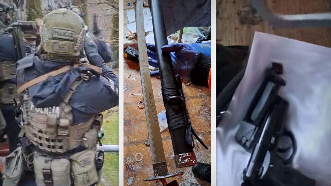 Lubelskie. Zabarykadował się w domu i strzelał do ludzi. Musieli wejść kontrterroryści. Nagranie Lubelskie. Zabarykadował się w domu i strzelał do ludzi. Musieli wejść kontrterroryści. Nagranie