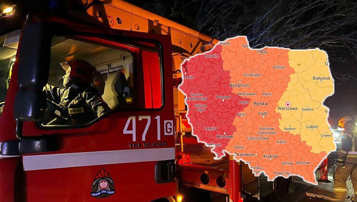 Lubelskie: Zapowiada się bardzo silny wiatr. Ostrzeżenie IMGW i alert RCB