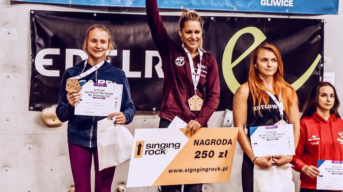 Lubelskie zawodniczki z medalami Mistrzostw Polski we wspinaczce sportowej