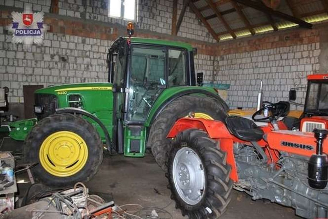 Lubelskie: Zlikwidowali "dziuplę" z kradzionymi traktorami Lubelskie: Zlikwidowali "dziuplę" z kradzionymi traktorami