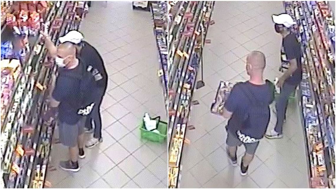 Lubelskie: Złodzieje kawy przyłapani przez kamerę. Poszukuje ich policja