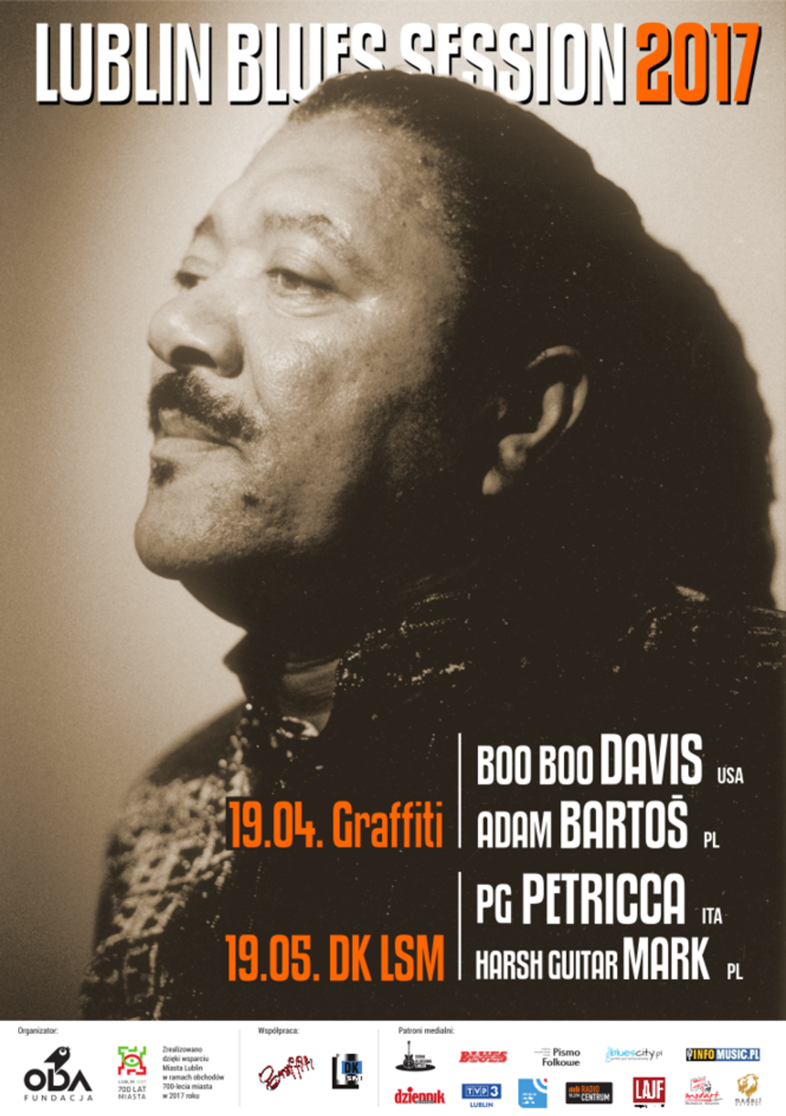 Lublin Blues Session 2017. Boo Boo Davis w Graffiti