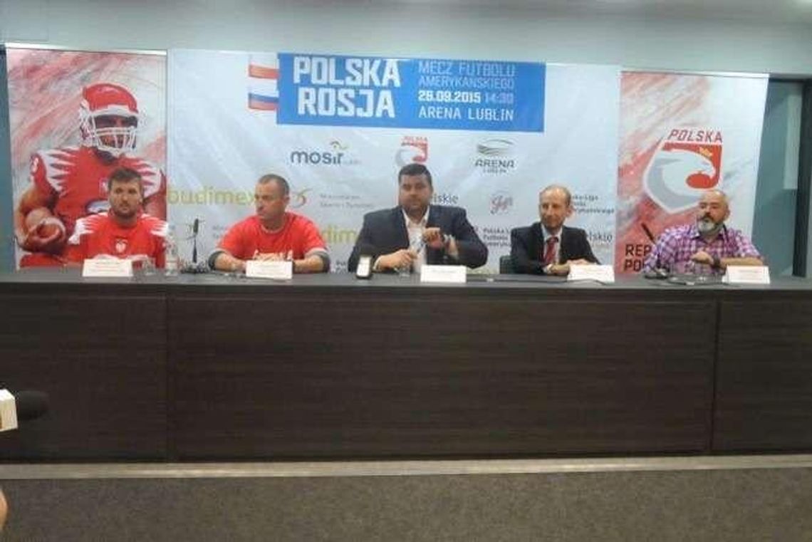 Lublin czeka na mecz fubolu amerykańskiego Polska - Rosja Lublin czeka na mecz fubolu amerykańskiego Polska - Rosja