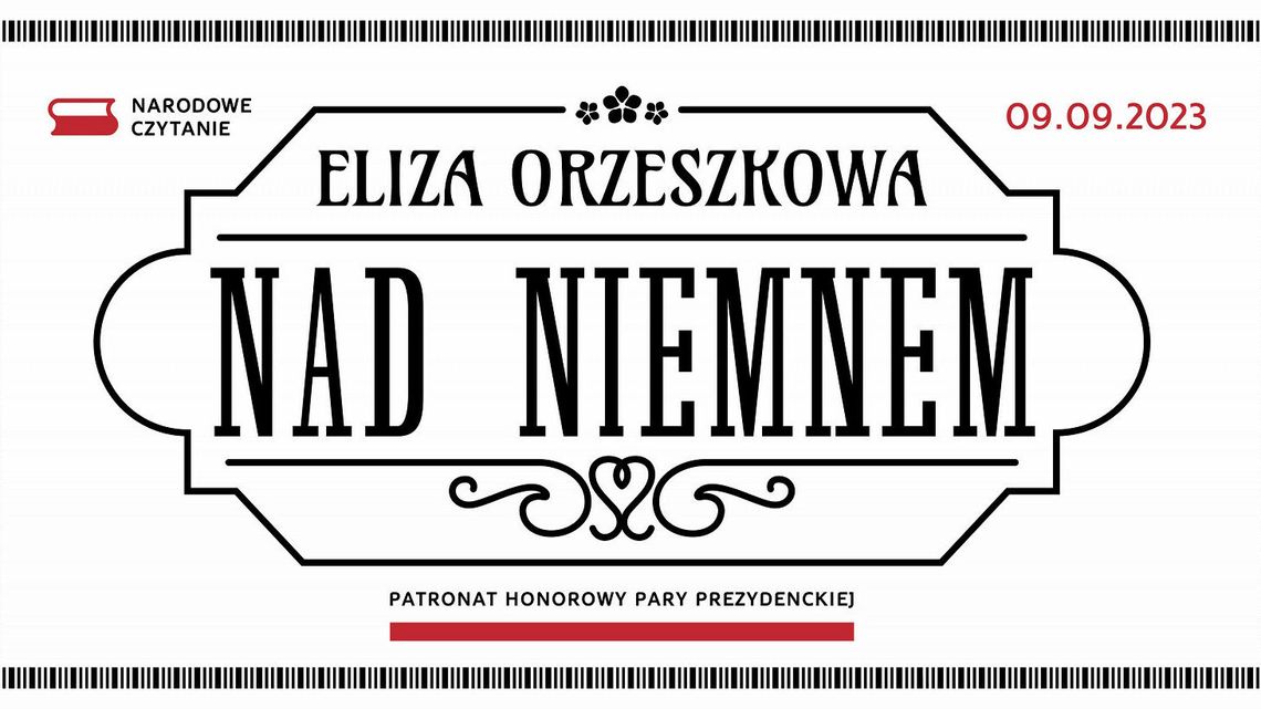 Lublin. Czytanie "Nad Niemnem" w ogrodzie