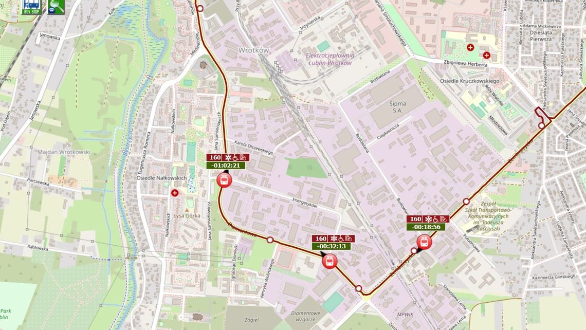 Lublin: Diamentowa utknęła w korkach.  Szybciej można przejść kilka przystanków pieszo