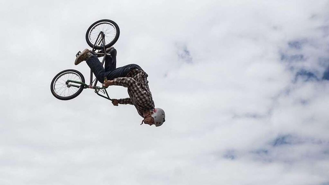 Lublin Double Challenge MTBMX. Podniebne akrobacje na rowerach [ZDJĘCIA]