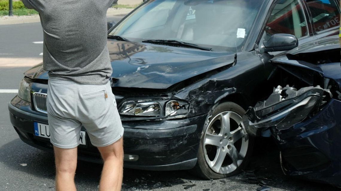 Lublin: Dwa groźne wypadki i utrudnienia w ruchu [zdjęcia]