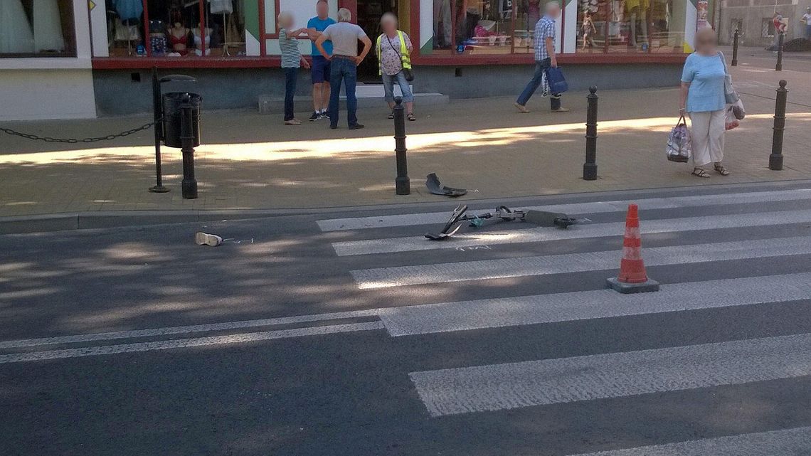 Lublin: Dziecko na hulajnodze potrącone na przejściu dla pieszych. Kierowca ujęty przez świadków