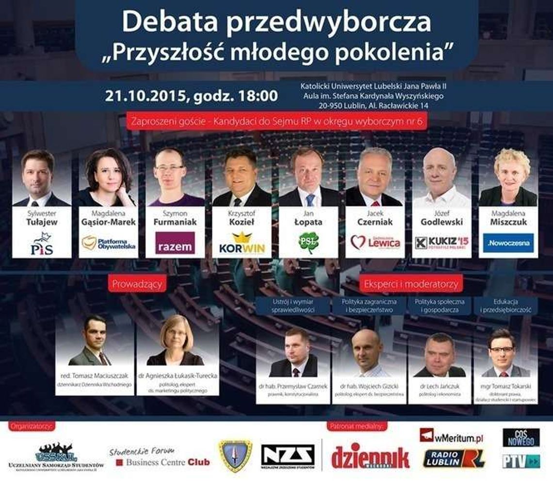 Lublin: Dziś debata, jutro debata Lublin: Dziś debata, jutro debata