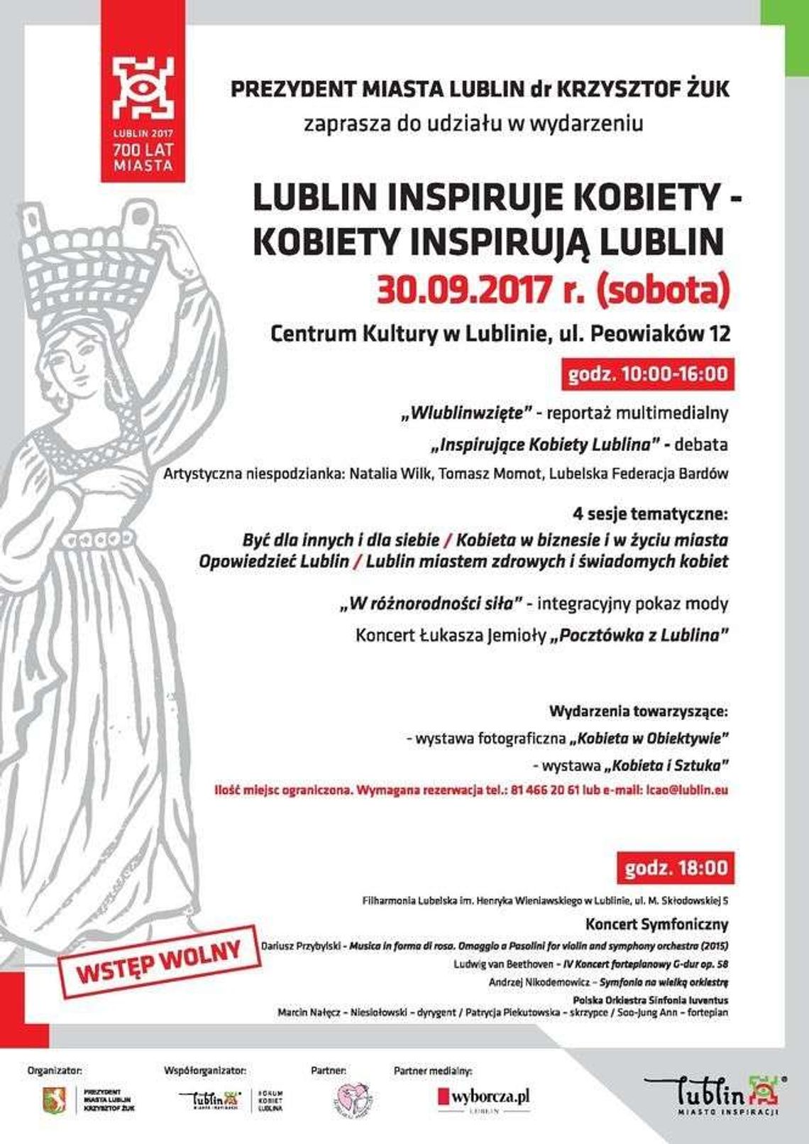 Lublin inspiruje kobiety – kobiety inspirują Lublin. Program kongresu