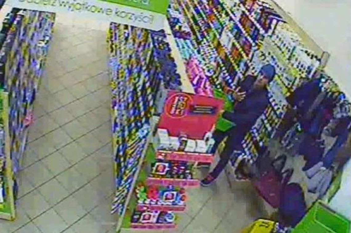 Lublin: Kradzież w sklepie przy Ametystowej (wideo)