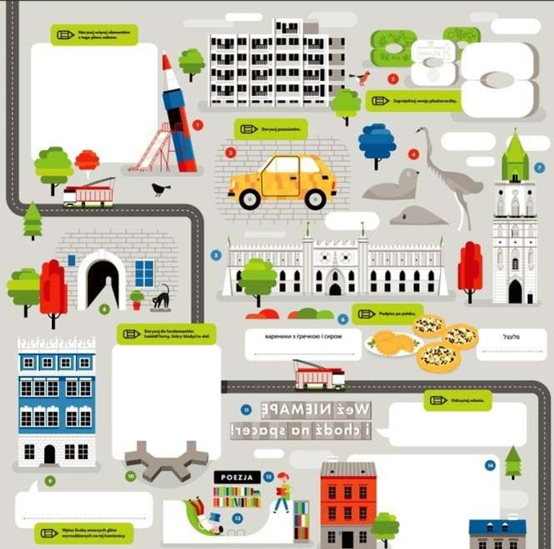 Lublin ma swoją nieMAPĘ. Jest plac zabaw "z rakietą", trajtek, brejdak i ciapy (pobierz PDF)
