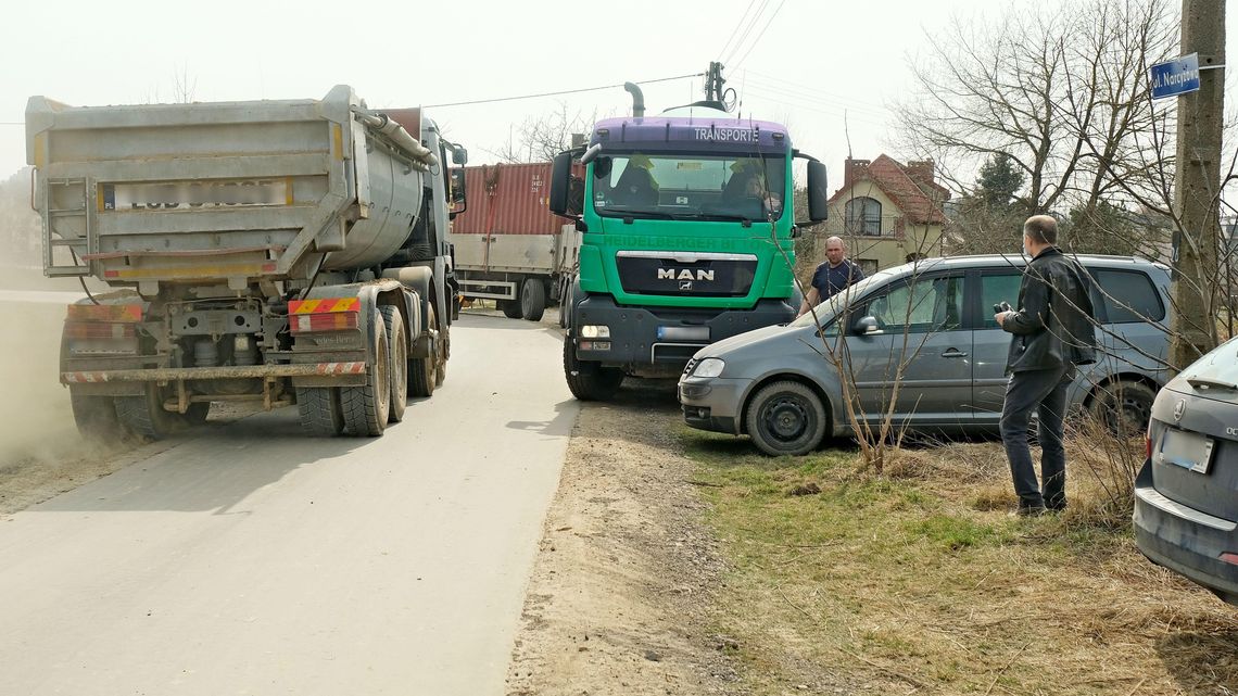 Lublin. Mają już dość ciężarówek