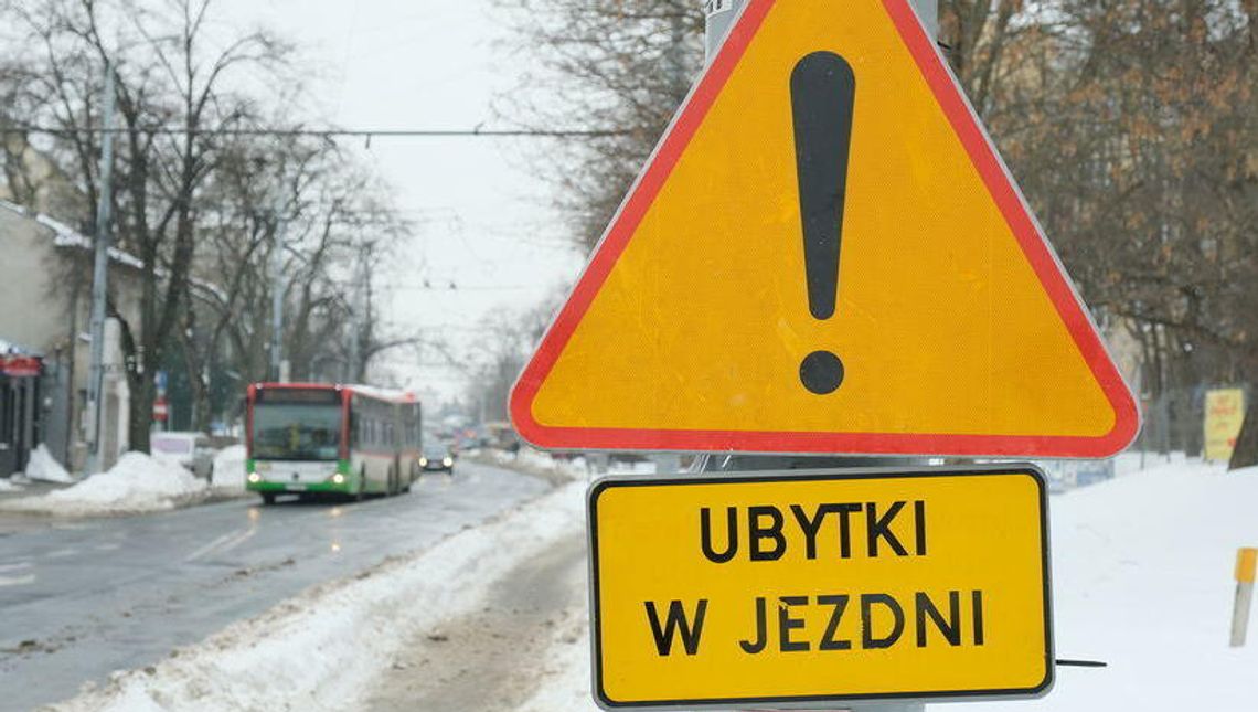 Lublin: Miasto chce wydać dodatkowe 2 mln zł na pozimowe naprawy jezdni