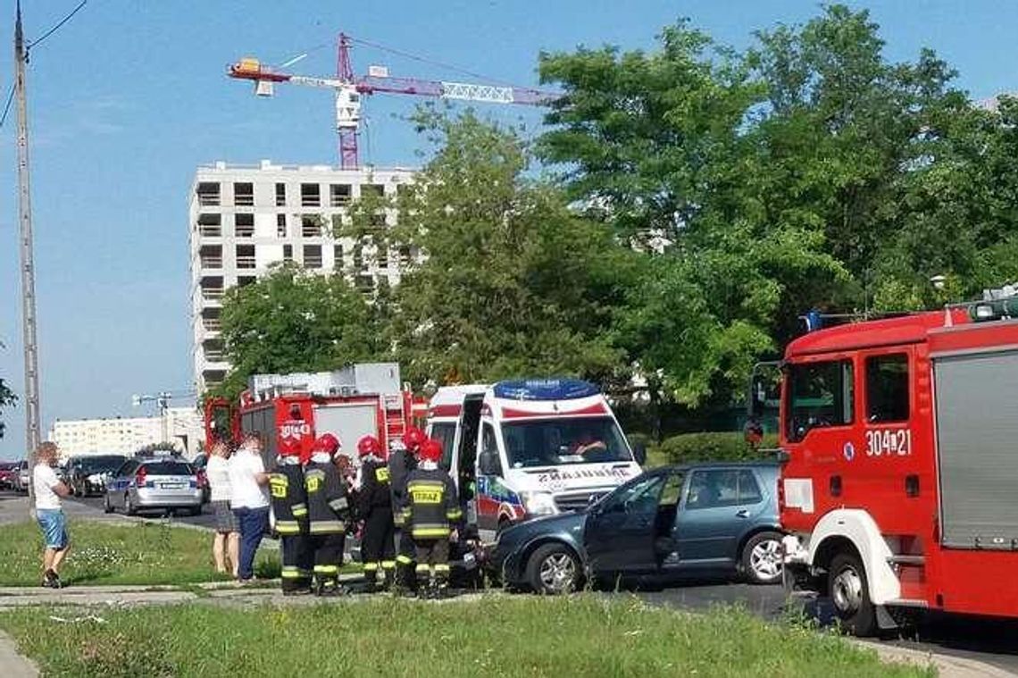Lublin: Motocyklista zderzył się z volkswagenem