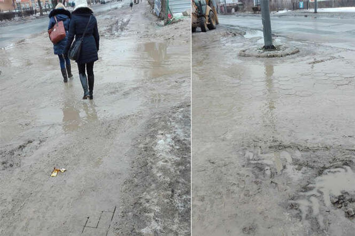 Lublin: Nałęczowska tonie w błocie. Czytelnicy proszą o interwencję