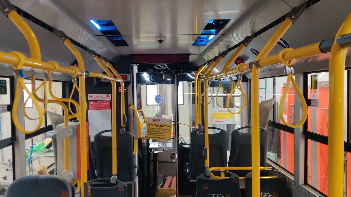 Lublin. Nie filtry, tylko lampy odkażają powietrze w komunikacji miejskiej