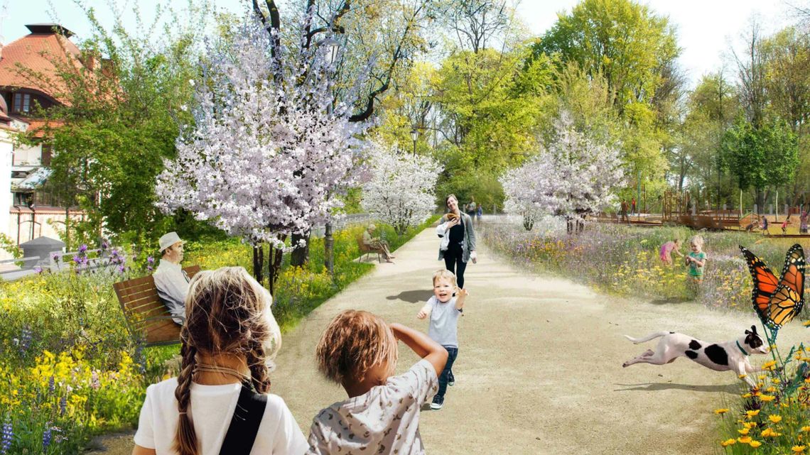 Lublin. Nowe alejki, zieleń i ogrodzenie. Do parku masz wchodzić bez strachu