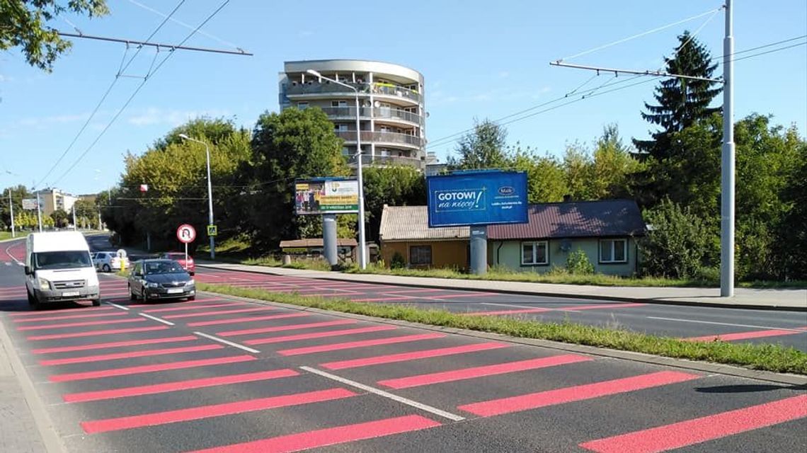 Lublin: Nowe oznakowanie na niebezpiecznym odcinku. Często dochodzi tu do wypadków [zdjęcia]