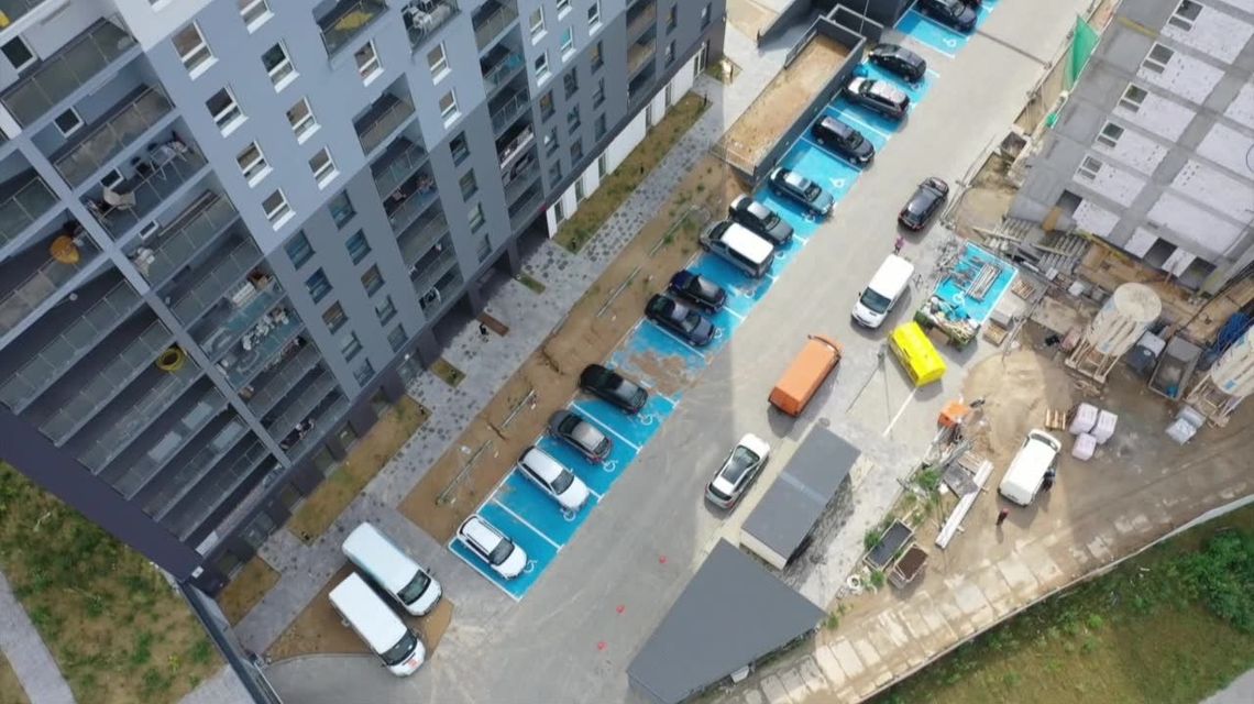 Lublin: Nowy blok otoczony miejscami dla niepełnosprawnych