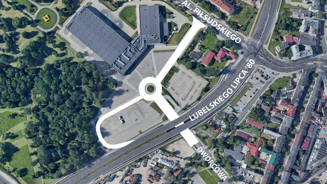 Lublin: Nowy dworzec autobusowy, a w pobliżu nowe drogi dojazdowe