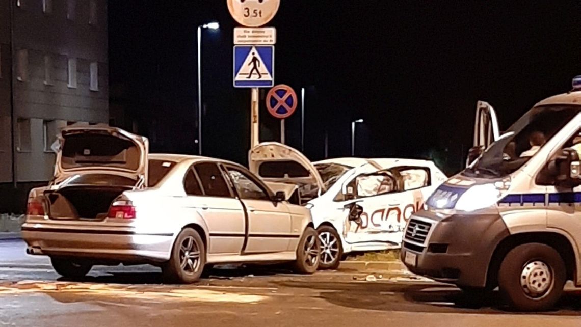 Lublin: Obywatel USA rozbił toyotę yaris z Panka. Zderzenie z BMW
