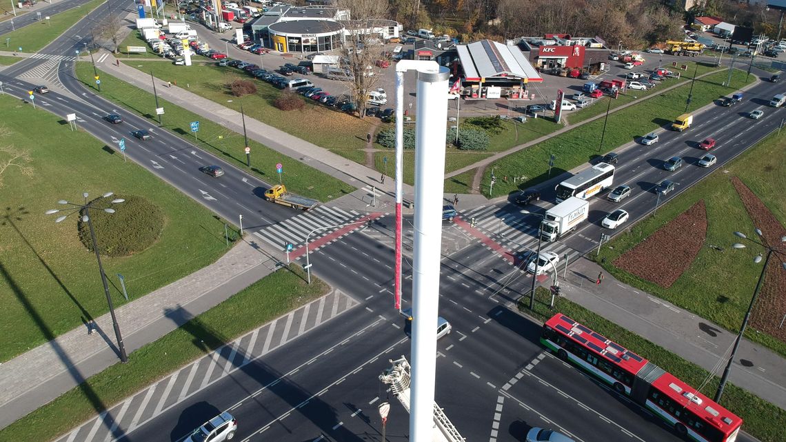 Lublin: Odsłonięcie Masztu Niepodległości. Będą duże zmiany w organizacji ruchu [zdjęcia]