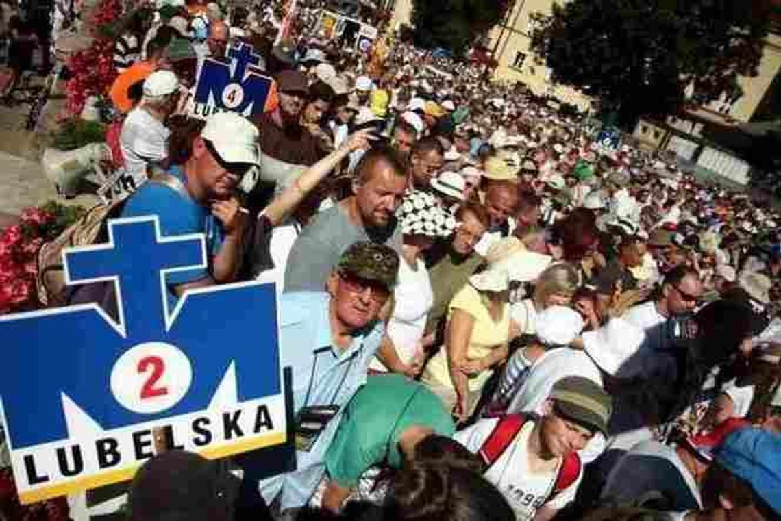 Lublin: Pielgrzymka na Jasną Górę przejdzie dziś przez miasto Lublin: Pielgrzymka na Jasną Górę przejdzie dziś przez miasto