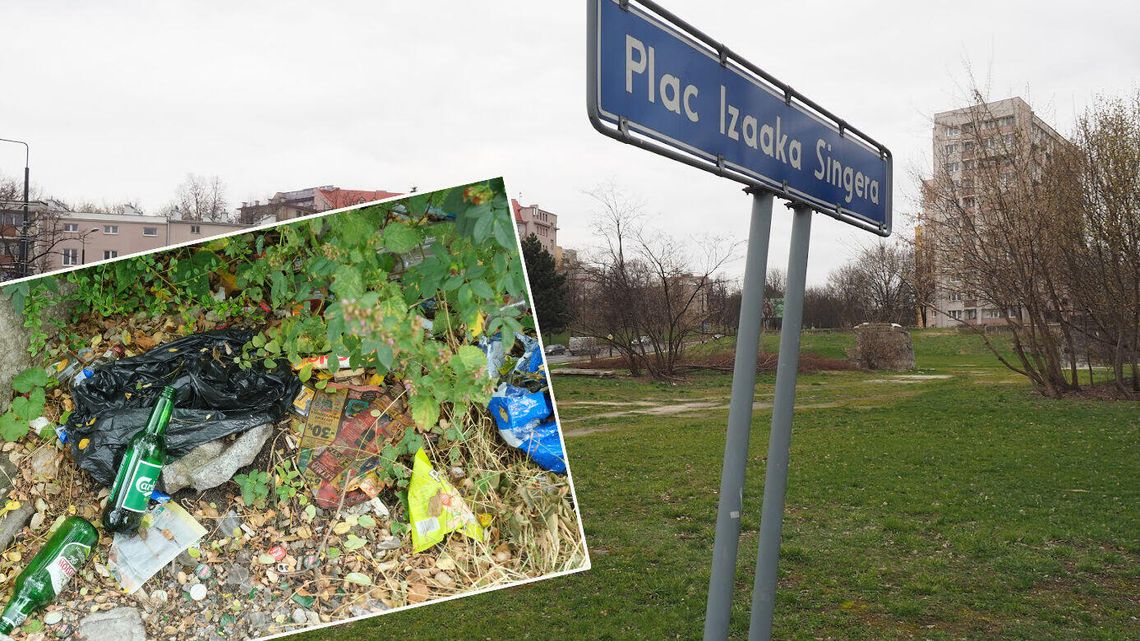 Lublin. Plac prosi się o posprzątanie. Ratusz: nie wszystko możemy