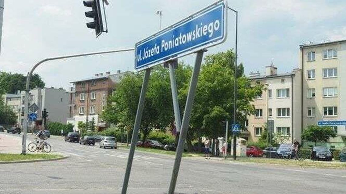 Lublin. Po wiadukcie jedziemy slalomem