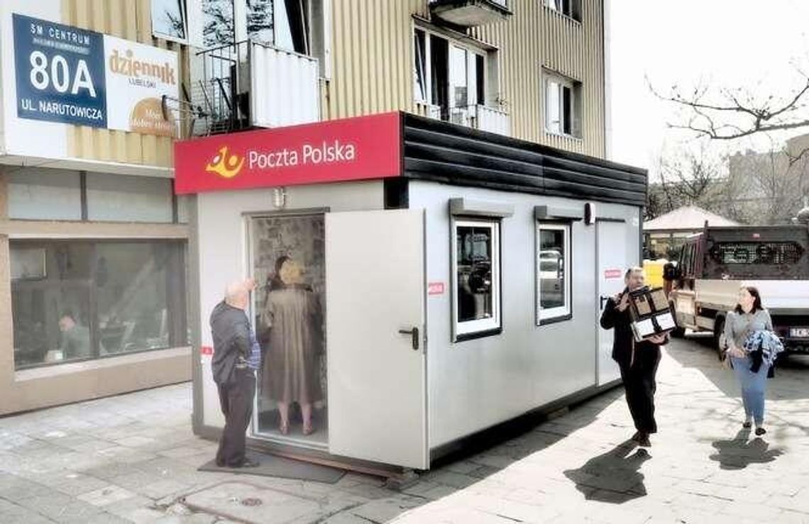 Lublin: Poczta przy ul. Narutowicza spakowała się do pudełka Lublin: Poczta przy ul. Narutowicza spakowała się do pudełka