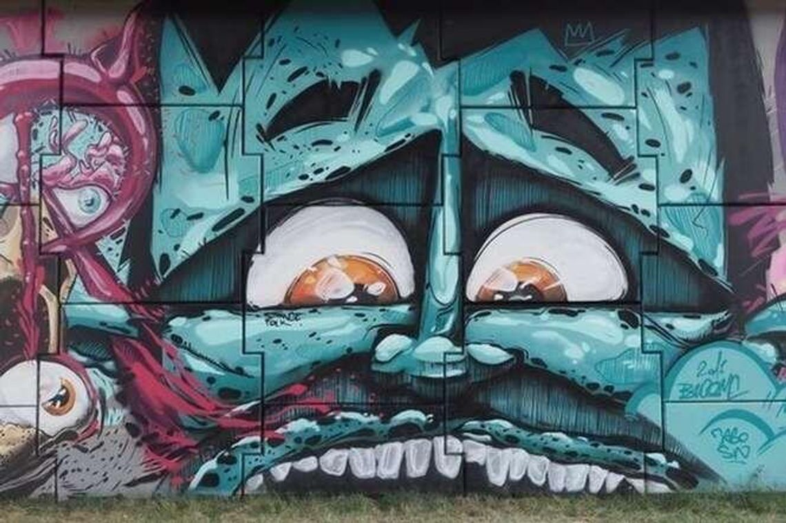 Lublin: Powstało najdłuższe graffiti w Polsce (wideo, zdjęcia)