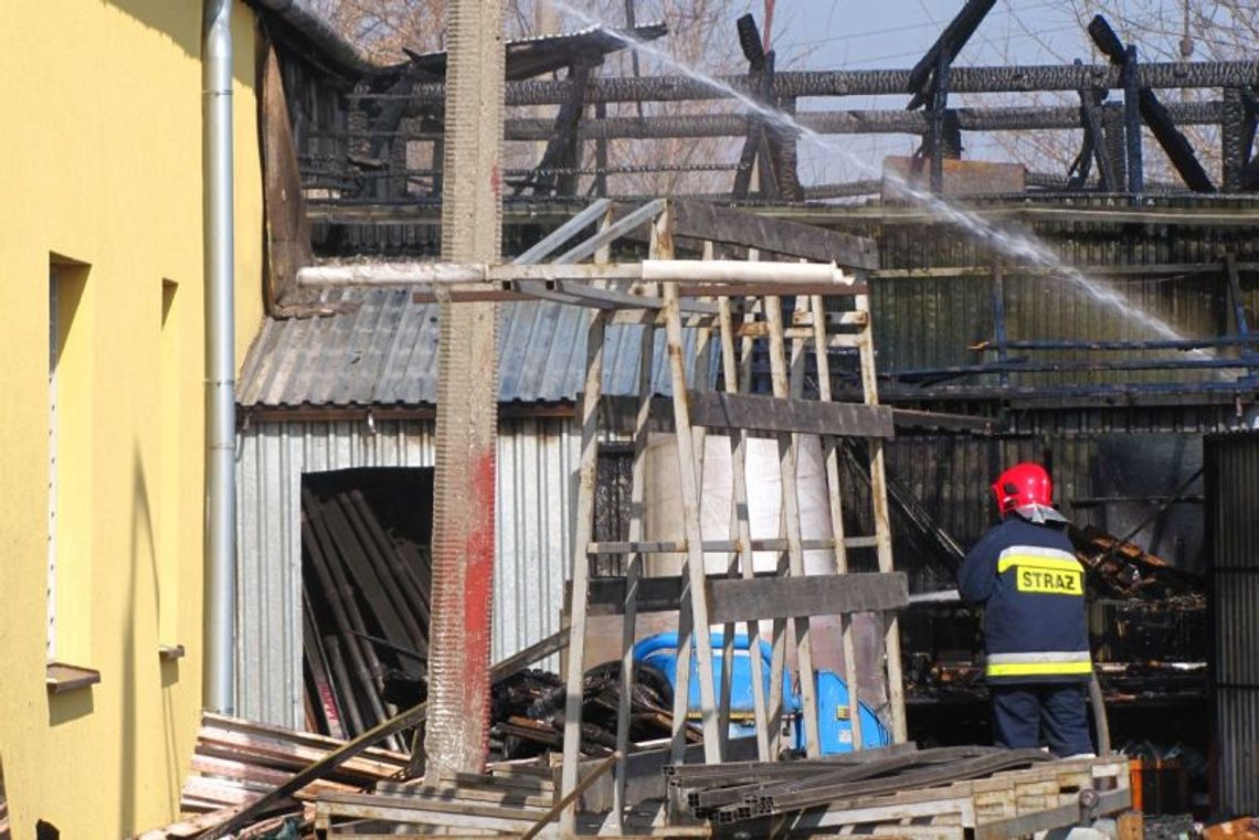 Lublin: Pożar warsztatu samochodowego przy ul. Wojciechowskiej (zdjęcia, wideo)