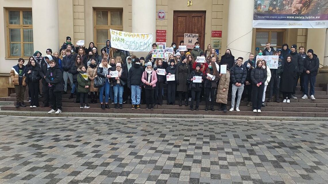 Lublin. Protest licealistów przeciw planom władz miasta