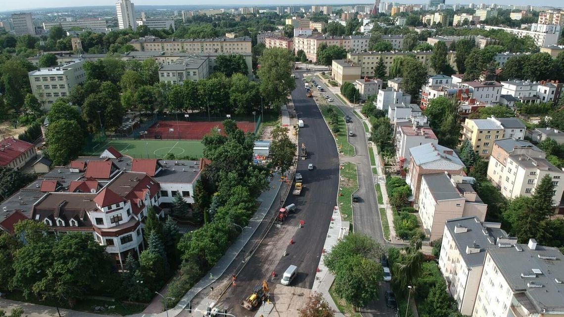 Lublin. Przebudowa ważnych ulic na zdjęciach z drona. Od piątku kolejny etap prac