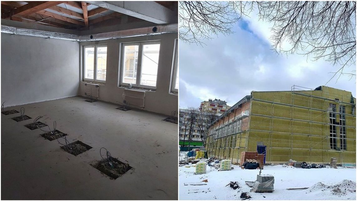 Lublin: Rośnie nowa hala sportowa dla "Staszica" Lublin: Rośnie nowa hala sportowa dla "Staszica"