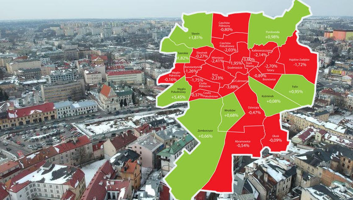 Lublin się wyludnia. Z tych dzielnic znika najwięcej mieszkańców Lublin się wyludnia. Z tych dzielnic znika najwięcej mieszkańców